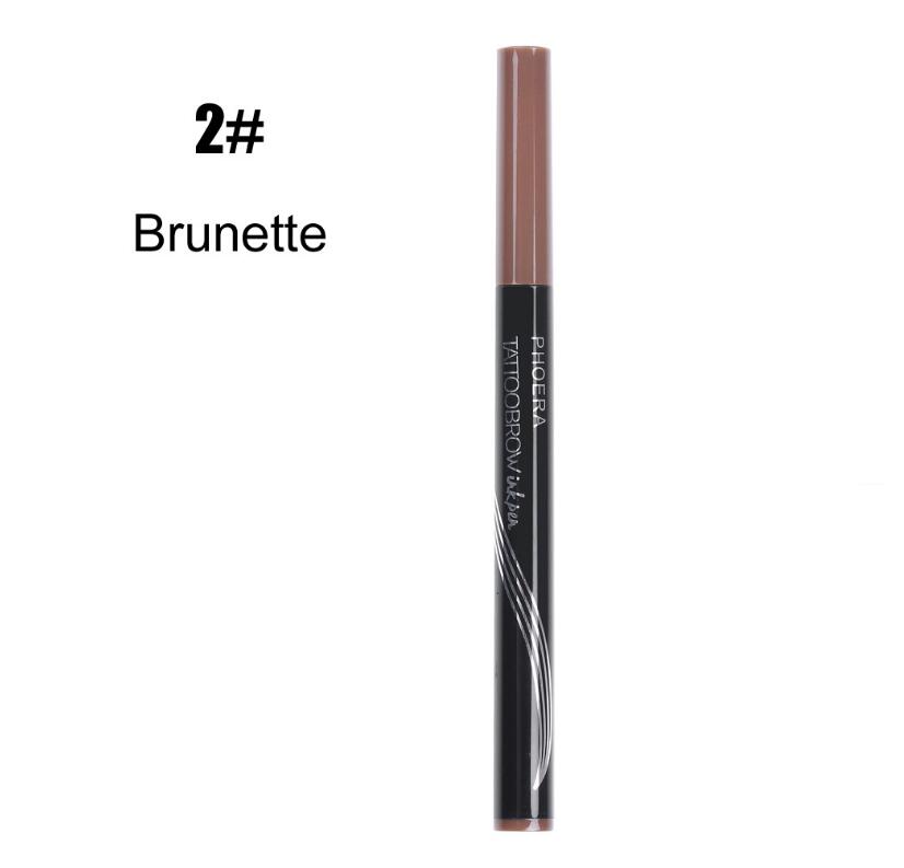 Ultra-Fine 4-Tip Waterproof Eyebrow Pencil – Long Lasting Natural Brows