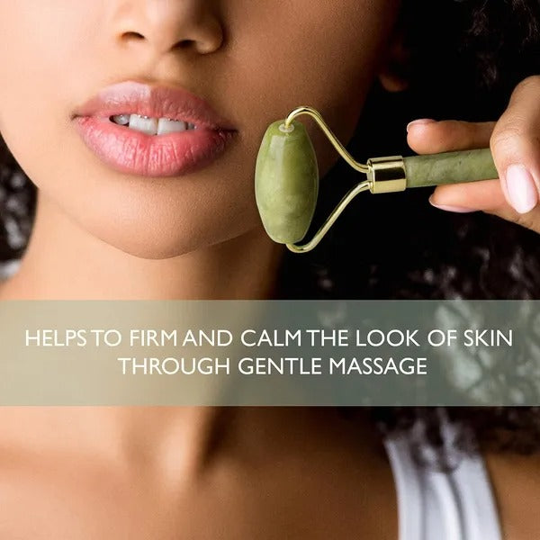 Jade Ice Roller – Cooling Face Massage Tool for Puffiness & Relaxation