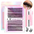 12 Rows Cluster Lashes – 150 Segmented Natural False Eyelashes