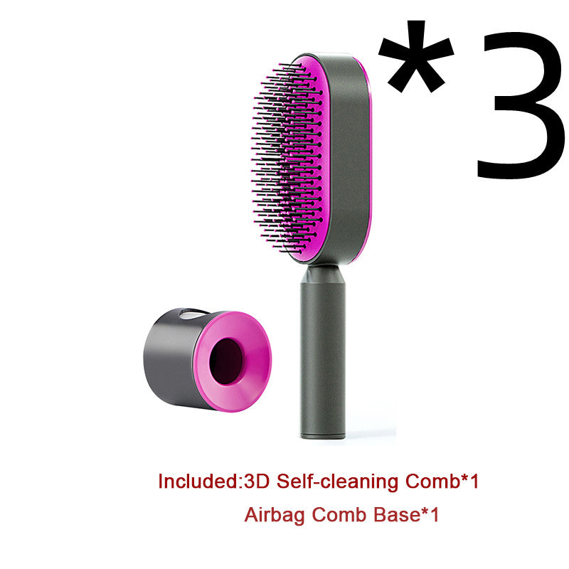 Self Cleaning Hair Brush For Women One-key Cleaning Hair Loss Airbag Massage Scalp Comb Anti-Static Hairbrush




















Self Cleaning Hair Brush – One Click Anti-Static Scalp Massage Comb
