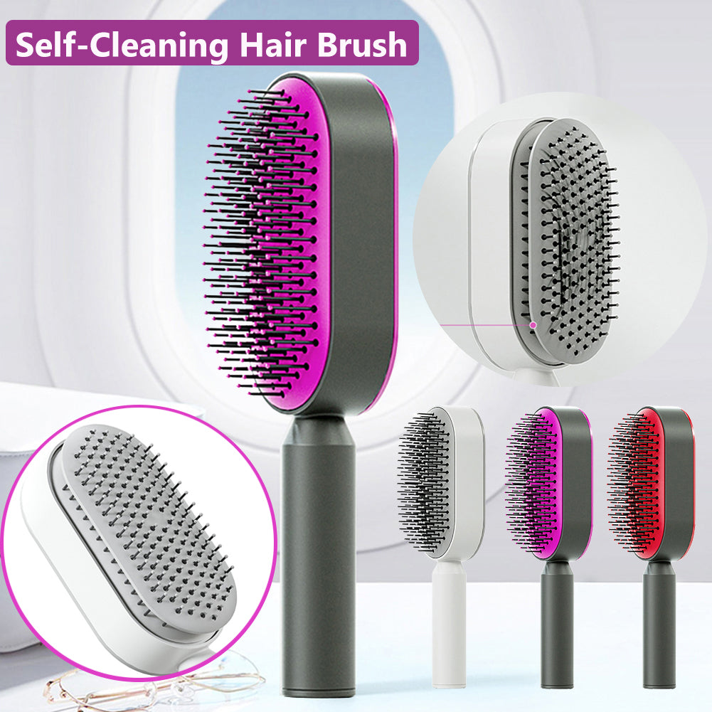 Self Cleaning Hair Brush For Women One-key Cleaning Hair Loss Airbag Massage Scalp Comb Anti-Static Hairbrush




















Self Cleaning Hair Brush – One Click Anti-Static Scalp Massage Comb