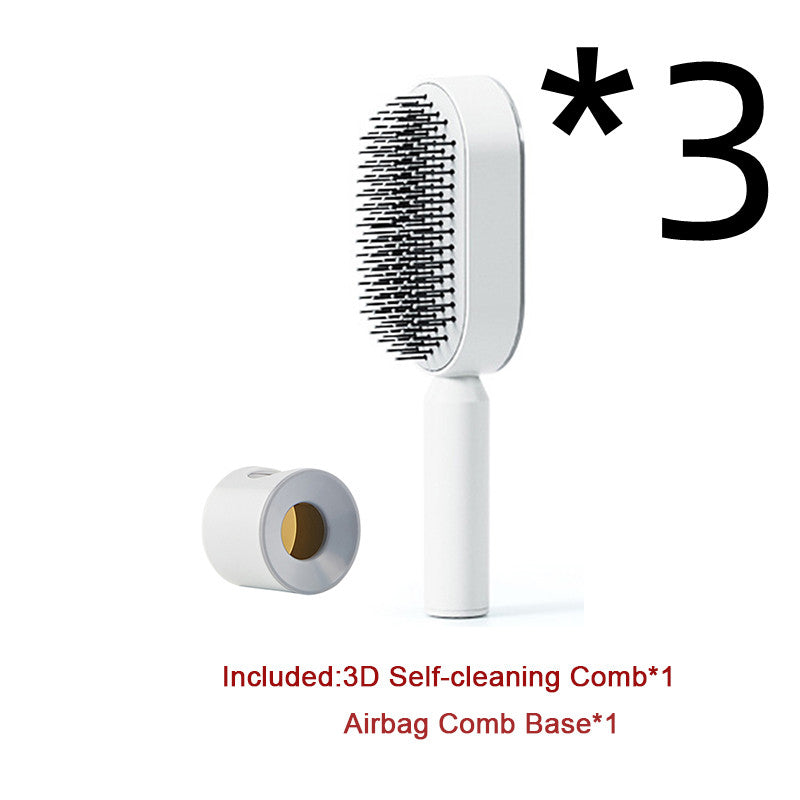 Self Cleaning Hair Brush For Women One-key Cleaning Hair Loss Airbag Massage Scalp Comb Anti-Static Hairbrush




















Self Cleaning Hair Brush – One Click Anti-Static Scalp Massage Comb